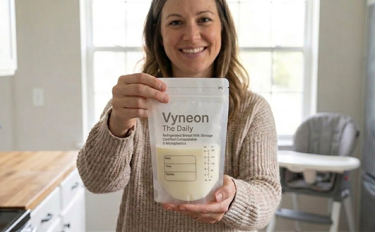 Parent holding Vyneon The Daily